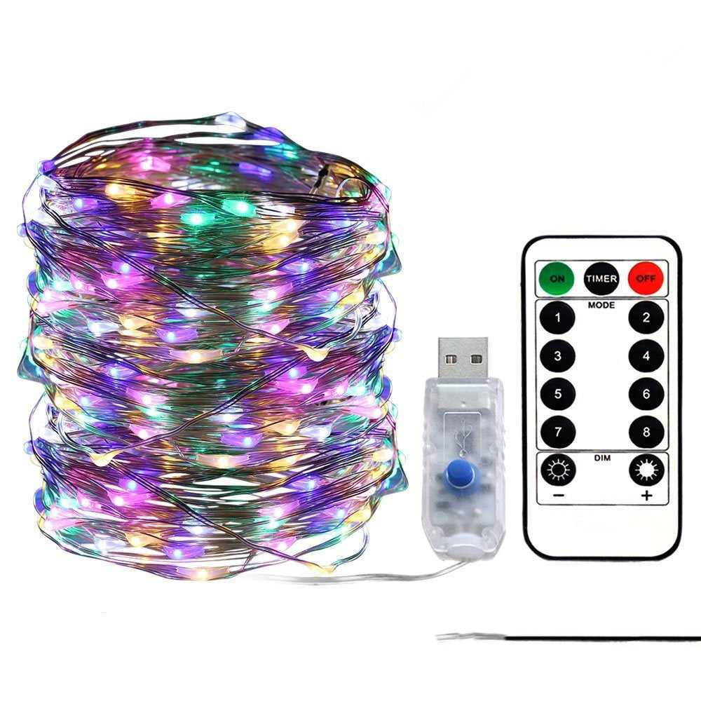 Amazon Explosive USB Remote Control Copper Wire Low Voltage String Light