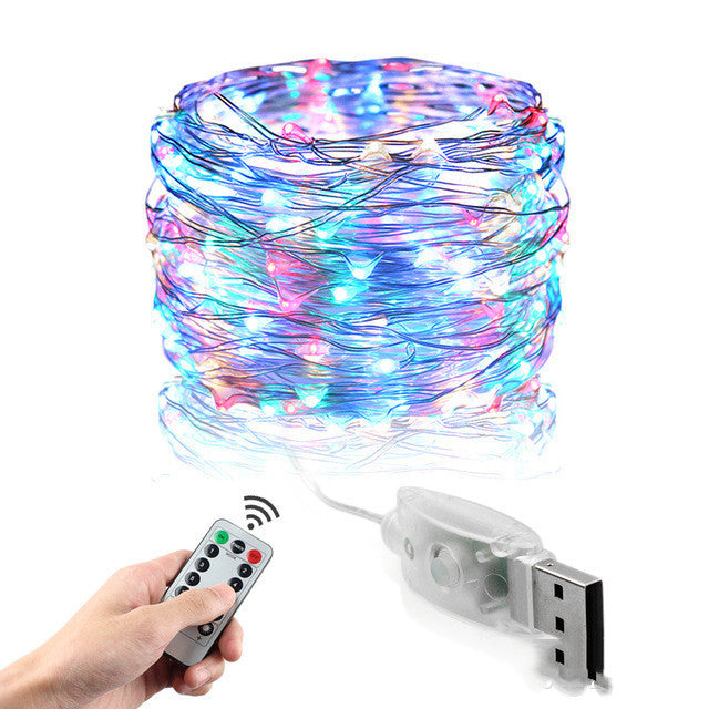 Amazon Explosive USB Remote Control Copper Wire Low Voltage String Light