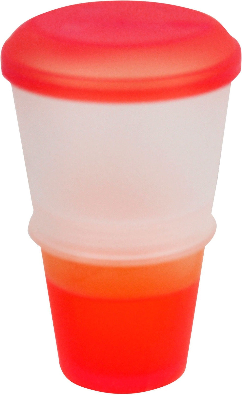 On-The-Go Dual Cereal Cup with Foldable Spoon