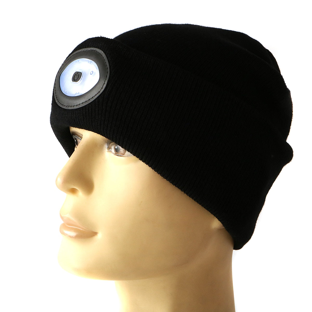 6 LED Headlamp Beanie Cap Rechargeable Lighted Hat With LED Head Light Flashlight For Outdoor Evening Sport Fishing Camping