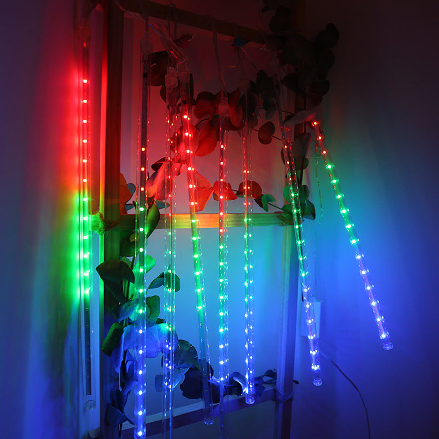 Led meteor rain lantern