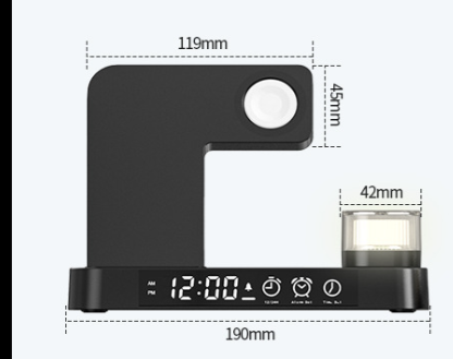 Foldable 3-in-1 Wireless Charger RGB