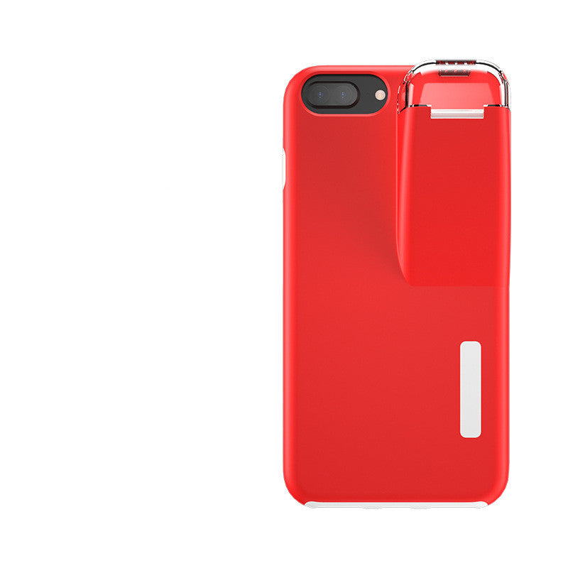 Phone Case With TWS Wireless Bluetooth Earphone Charging Compartment