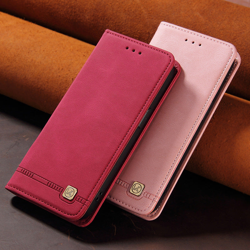 Mobile Phone Leather Case Mobile Warranty Jacket