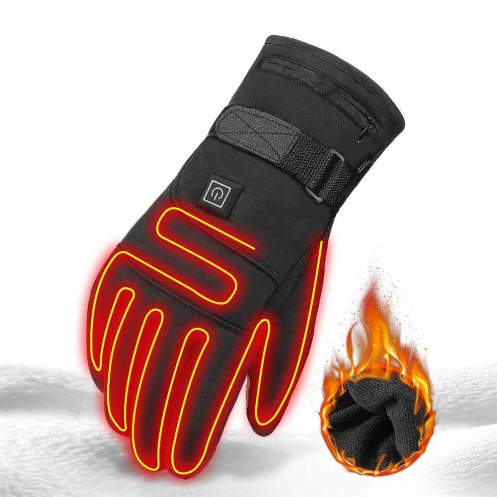 Winter Electric Motorcycle Heated Touch Screen Gloves