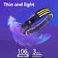 LED Induction Riding Headlamp Flashlight USB Rechargeable Waterproof Camping Headlight With All Perspectives Hunting Light