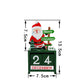 Christmas wooden calendar ornaments