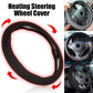 Auto Car Lighter Plug Heated Heating Electric Steering Wheel Covers Warmer Winter Universal Steering Covers