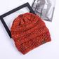High Bun Ponytail Beanie Hat Chunky Soft Stretch Cable Knit Warm Fuzzy Lined Skull Beanie Acrylic Hats Men And Women