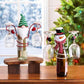 Christmas Wine Glass Tabletop Decoration Crafts